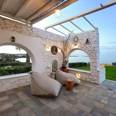 Executive Paros 5 Bedrooms Beachfront Supreme Beachfront Sea Views&private Pool Ambelas