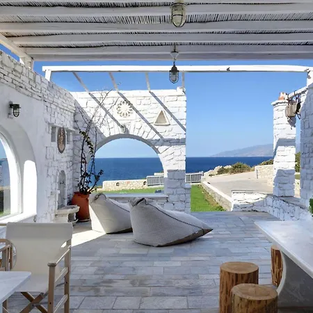 Executive Paros 5 Bedrooms Beachfront Supreme Beachfront Sea Views&private Pool Villa Ambelas