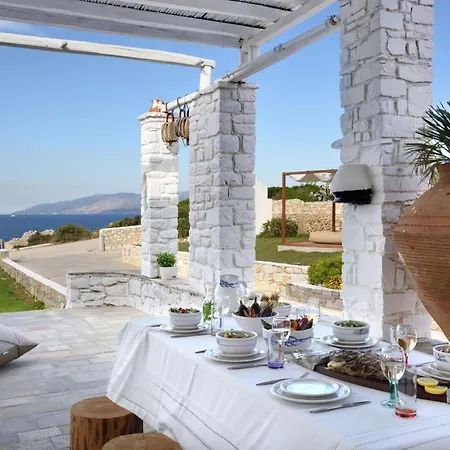 Executive Paros 5 Bedrooms Beachfront Supreme Beachfront Sea Views&private Pool