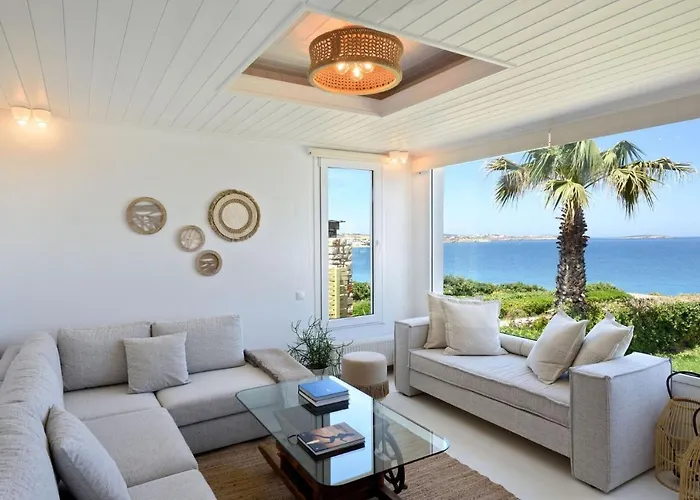别墅 Executive Paros 5 Bedrooms Beachfront Supreme Beachfront Sea
