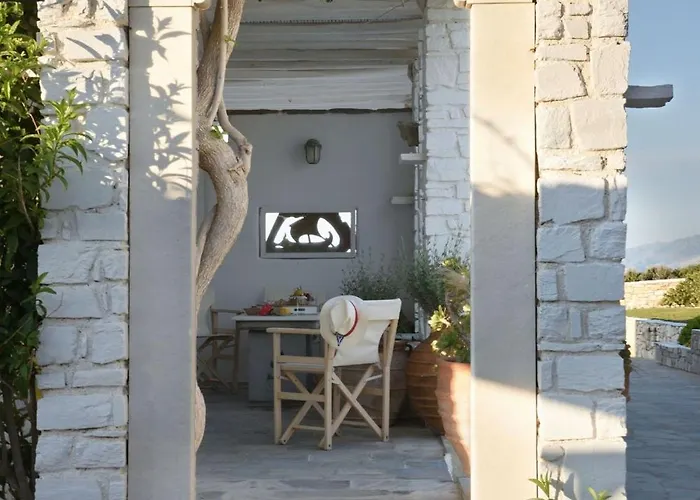 别墅 Executive Paros 5 Bedrooms Beachfront Supreme Beachfront Sea 安倍拉斯