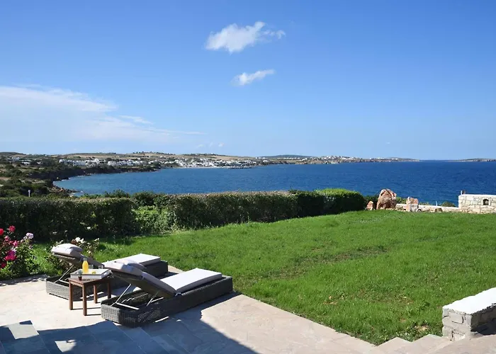 别墅 Executive Paros 5 Bedrooms Beachfront Supreme Beachfront Sea *