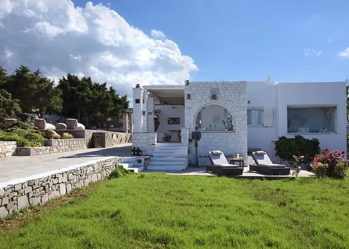 别墅 Executive Paros 5 Bedrooms Beachfront Supreme Beachfront Sea *