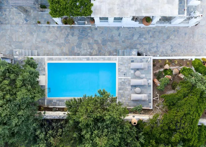 Executive Paros 5 Bedrooms Beachfront Supreme Beachfront Sea 安倍拉斯